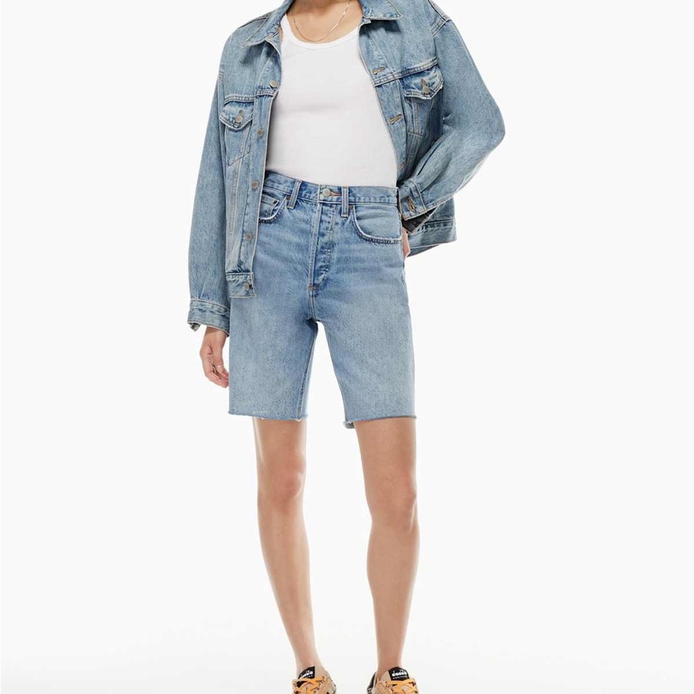Denim Forum The Joni Loose Long Short Sz 25